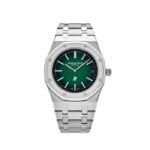 Audemars Piguet Royal Oak 15202PT.OO.1240PT.01 ‘Jumbo’ Extra-Thin Platinum Green Dial (2021)