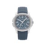 Patek Philippe Aquanaut 5164G-001 ‘Travel Time’ White Gold Blue-Gray Dial (2024)